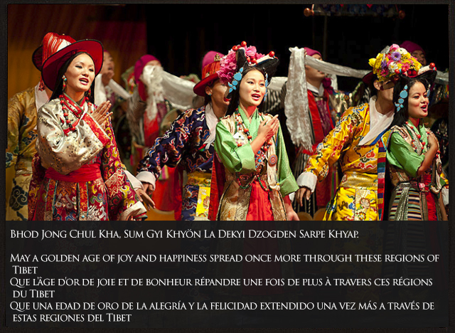 May a golden age of joy and happiness spread once more through these regions of Tibet